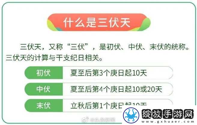 2022年三伏天