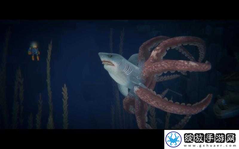 潜水员戴夫与海洋生物如灯笼鱼、大王鱿鱼的精彩绝伦水下奇妙冒险
