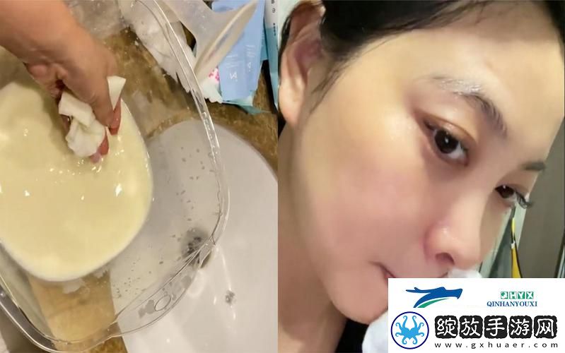 一边下奶一吃敷面膜60分钟