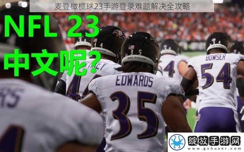 麦登橄榄球23手游登录难题解决全攻略