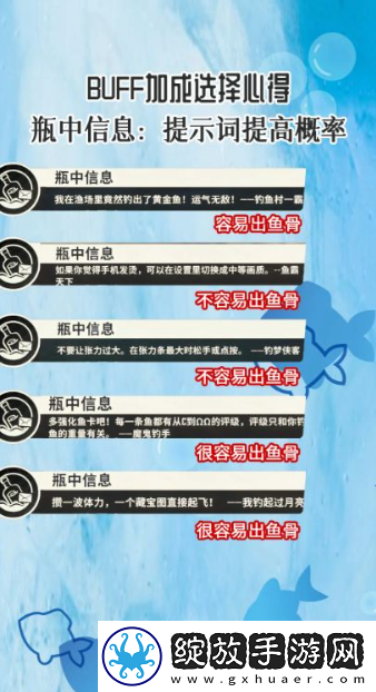 欢乐钓鱼大师buff大全讲解