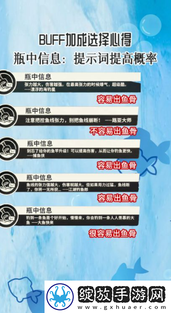 欢乐钓鱼大师buff大全讲解