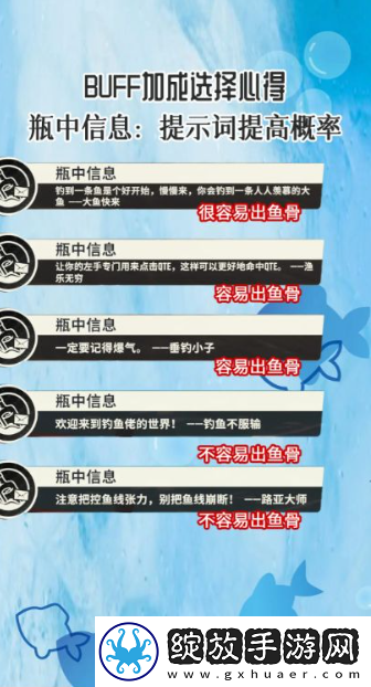 欢乐钓鱼大师buff大全讲解
