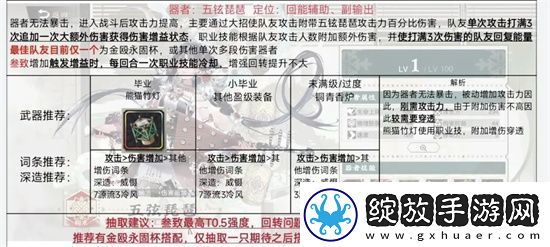 物华弥新1.4下角色梯度配队分析