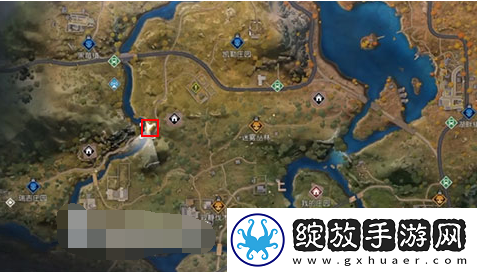 黎明觉醒生机藏宝图桥下水边在哪里