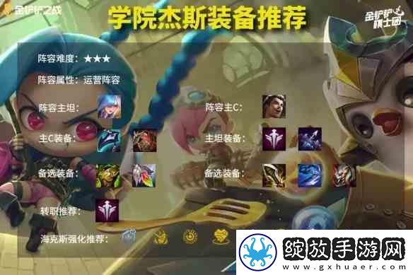 金铲铲之战学院杰斯阵容搭配指南