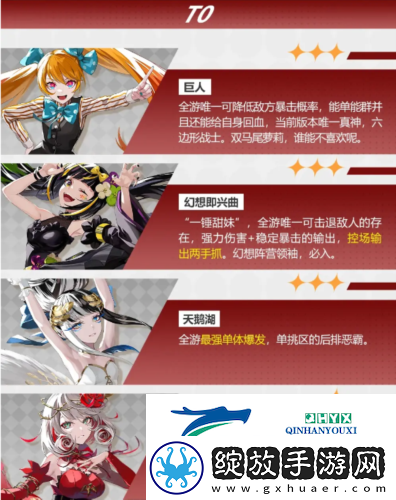 宿命回响强势角色有哪些