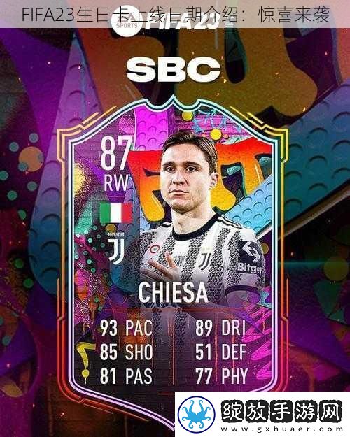 FIFA23生日卡上线日期介绍