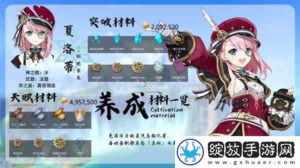 原神4.2夏洛蒂突破材料速刷指南