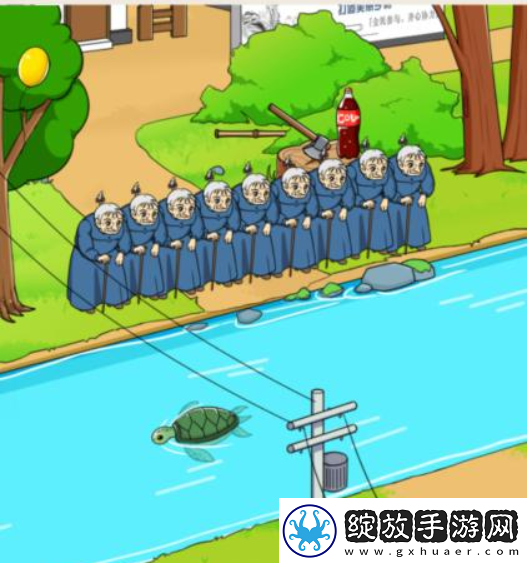 想不到鸭奶奶过河通关攻略