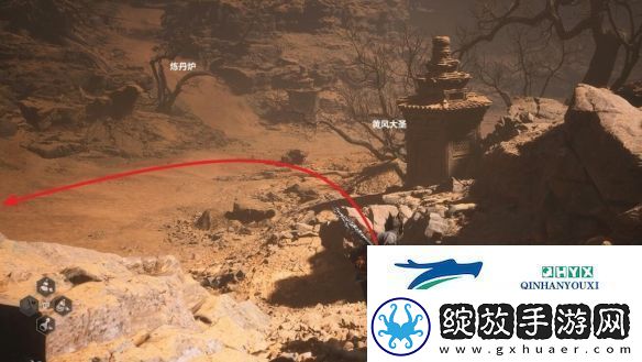 黑神话悟空黄风岭黄风阵佛窟前打坐点在哪