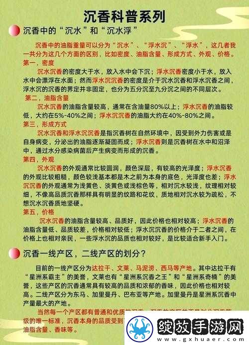沉香产区有无一线二线的区分