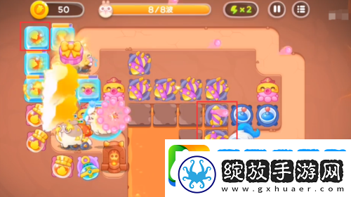 保卫萝卜4饿龙传说第8关怎么过