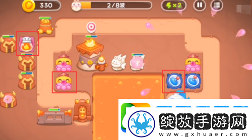 保卫萝卜4饿龙传说第8关怎么过