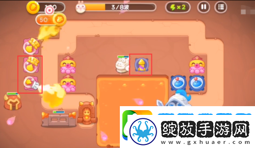 保卫萝卜4饿龙传说第8关怎么过