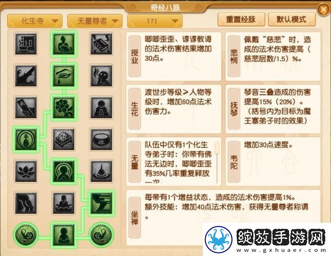 梦幻西游化生经脉怎么点好