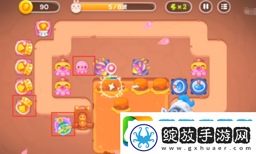 保卫萝卜4饿龙传说第8关怎么过