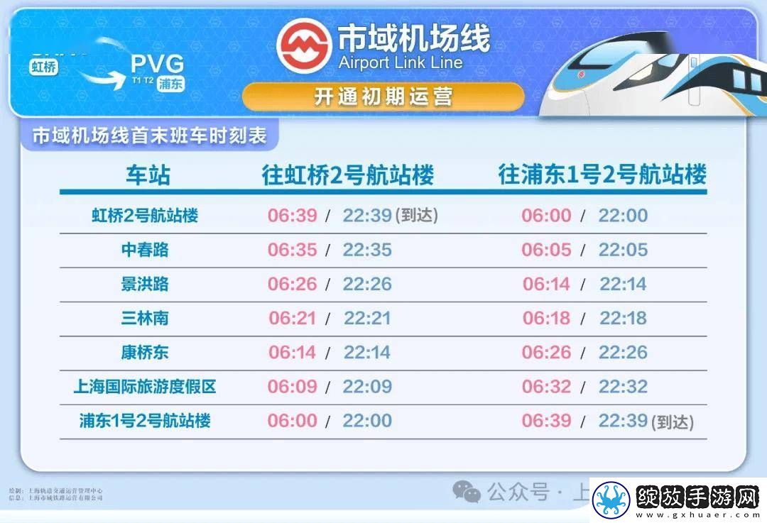 上海地铁市域机场线本周五开通