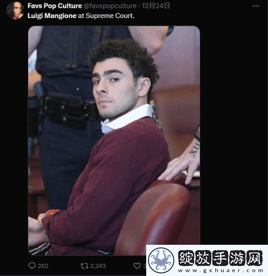 枪杀医保巨头CEO嫌犯颜值出圈