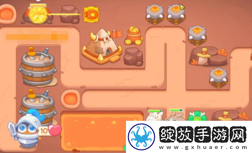 保卫萝卜4饿龙传说第54关怎么过