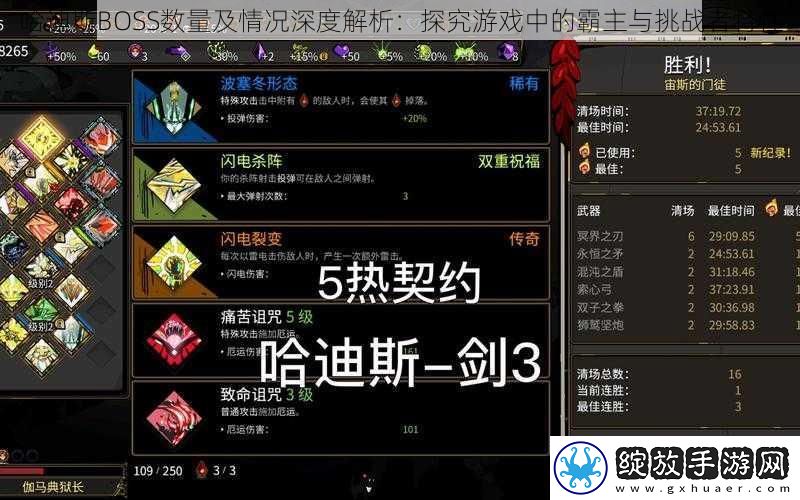 哈迪斯BOSS数量及情况深度解析