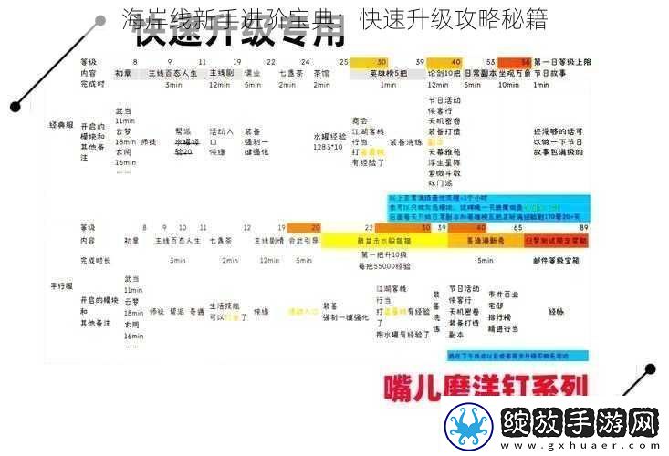 海岸线新手进阶宝典