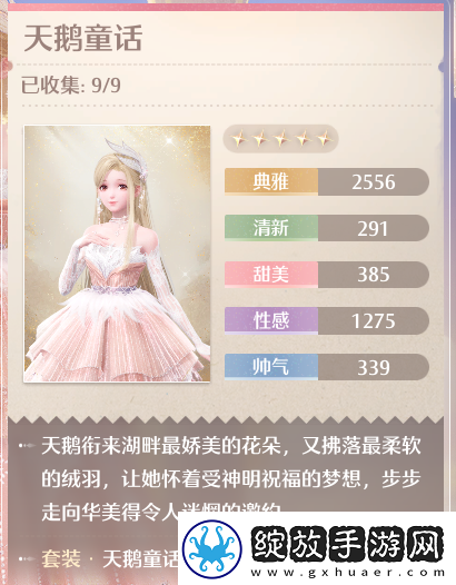 无限暖暖五星套装天鹅童话效果怎么样