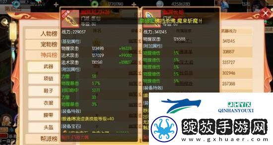 西游记大话女儿国装备特技介绍