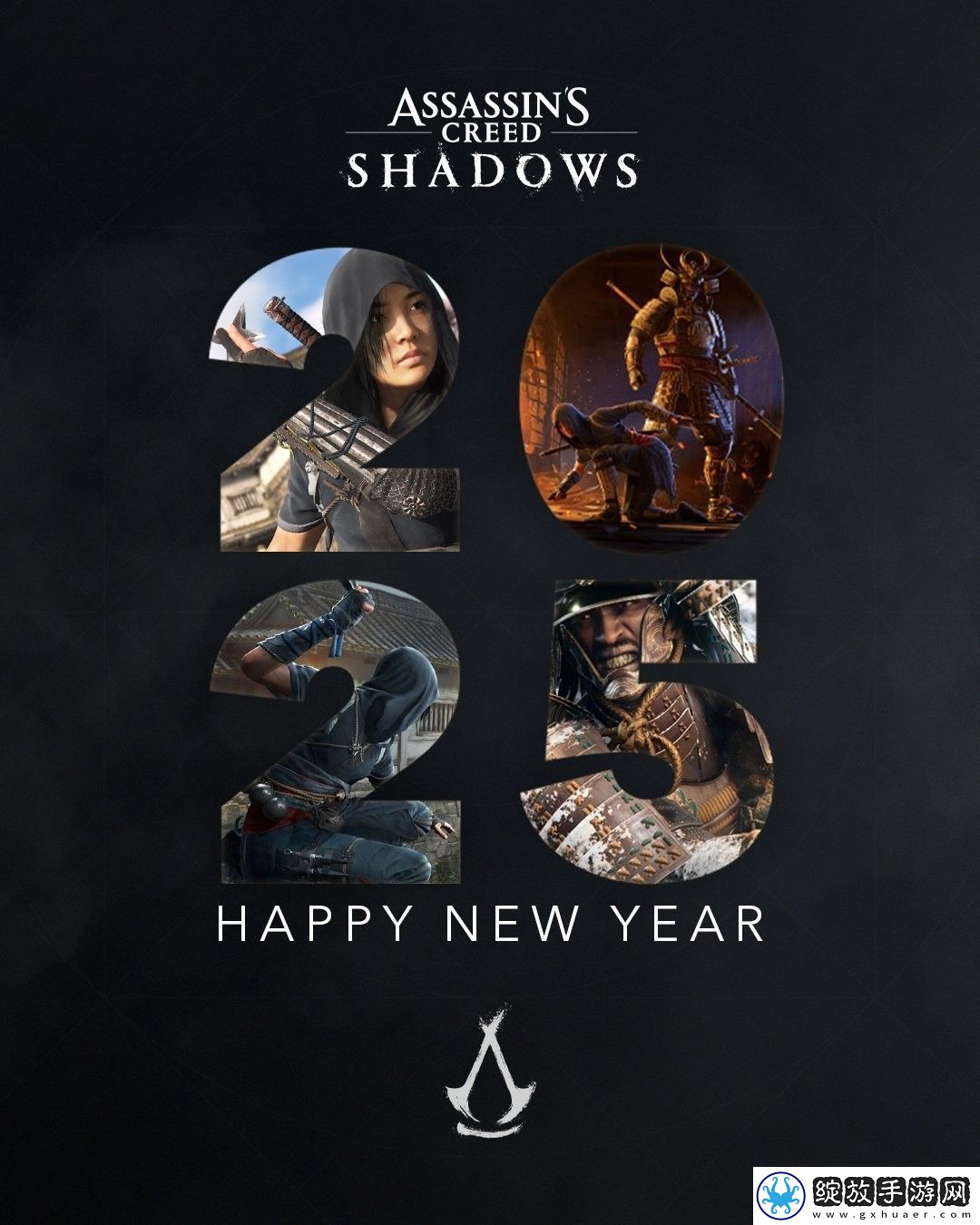 老将杰洛特出马！CDPR发巫师赛博朋克2077新年贺图