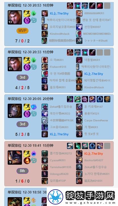 苍穹之跃！Theshy近期排位狂玩“穿甲”流杰斯