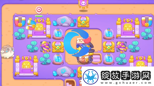 保卫萝卜4阿波与魔法宝藏第五十四关图文攻略