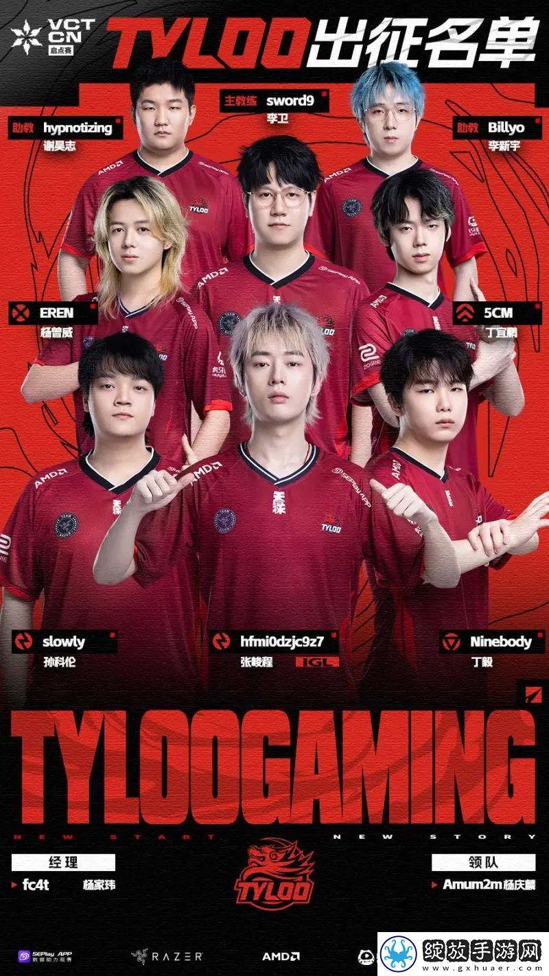 TYLOO发布启点赛大名单