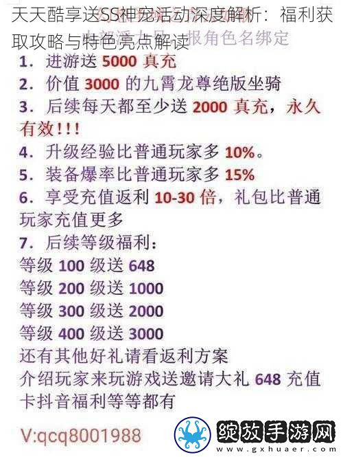 天天酷享送SS神宠活动深度解析
