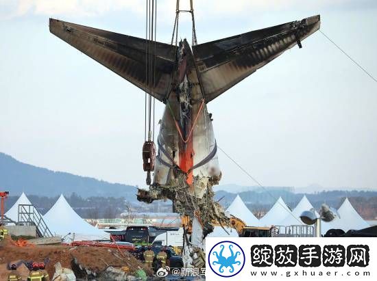 多张韩国空难现场照曝光