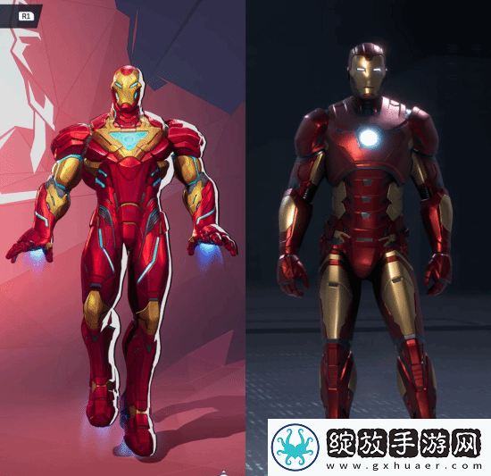 漫威争锋与漫威复仇者联盟建模对比