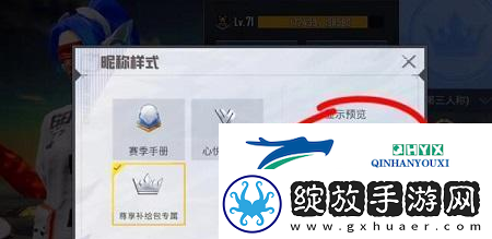 和平精英紫色名字怎么设置
