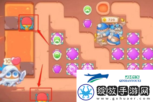 保卫萝卜4饿龙传说第46关怎么过