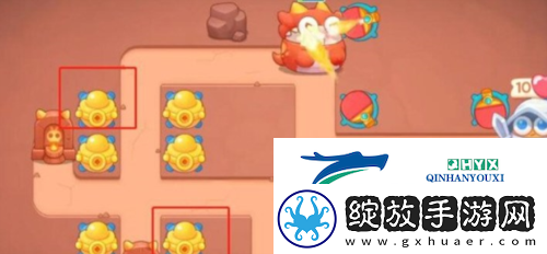 保卫萝卜饿龙传说第47关怎么过