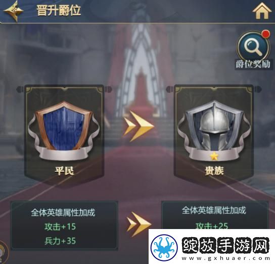 斗破千军爵位有什么用