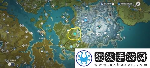 原神雪山宝箱位置分布图