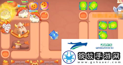 保卫萝卜4饿龙传说第58关怎么过