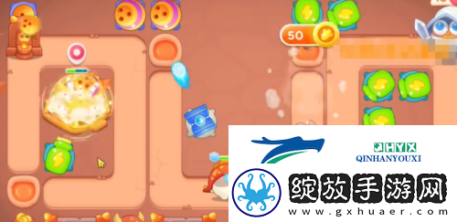 保卫萝卜4饿龙传说第58关怎么过
