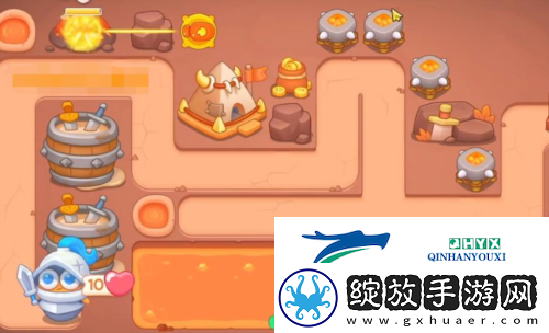 保卫萝卜4饿龙传说第54关怎么过