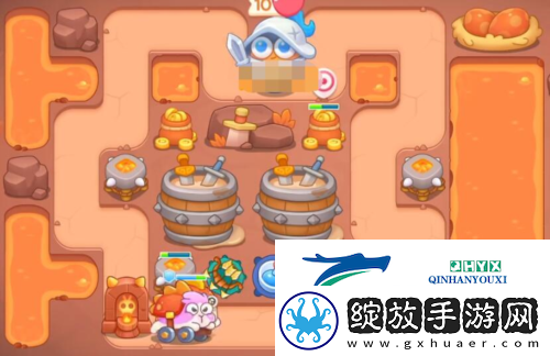 保卫萝卜4饿龙传说第55关怎么过