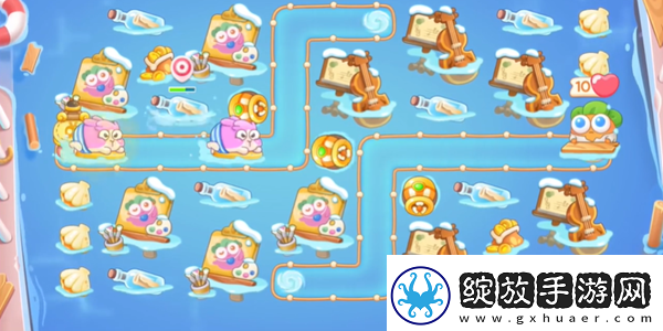 保卫萝卜4暖暖汤泉第5关攻略