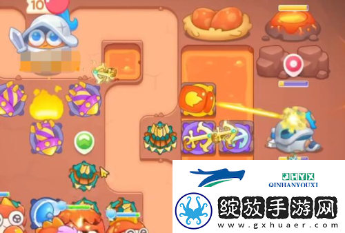 保卫萝卜4饿龙传说第55关怎么过