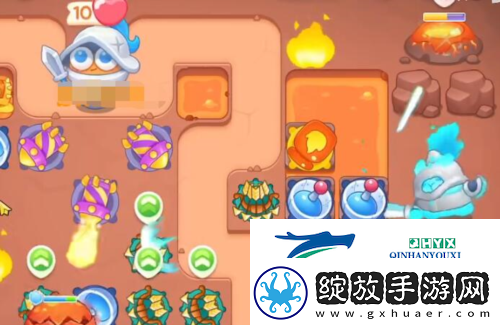 保卫萝卜4饿龙传说第55关怎么过