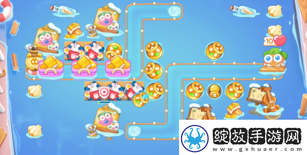 保卫萝卜4暖暖汤泉第5关攻略