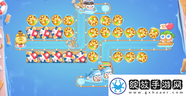 保卫萝卜4暖暖汤泉第5关攻略