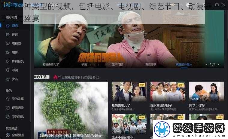 观看各种类型的视频